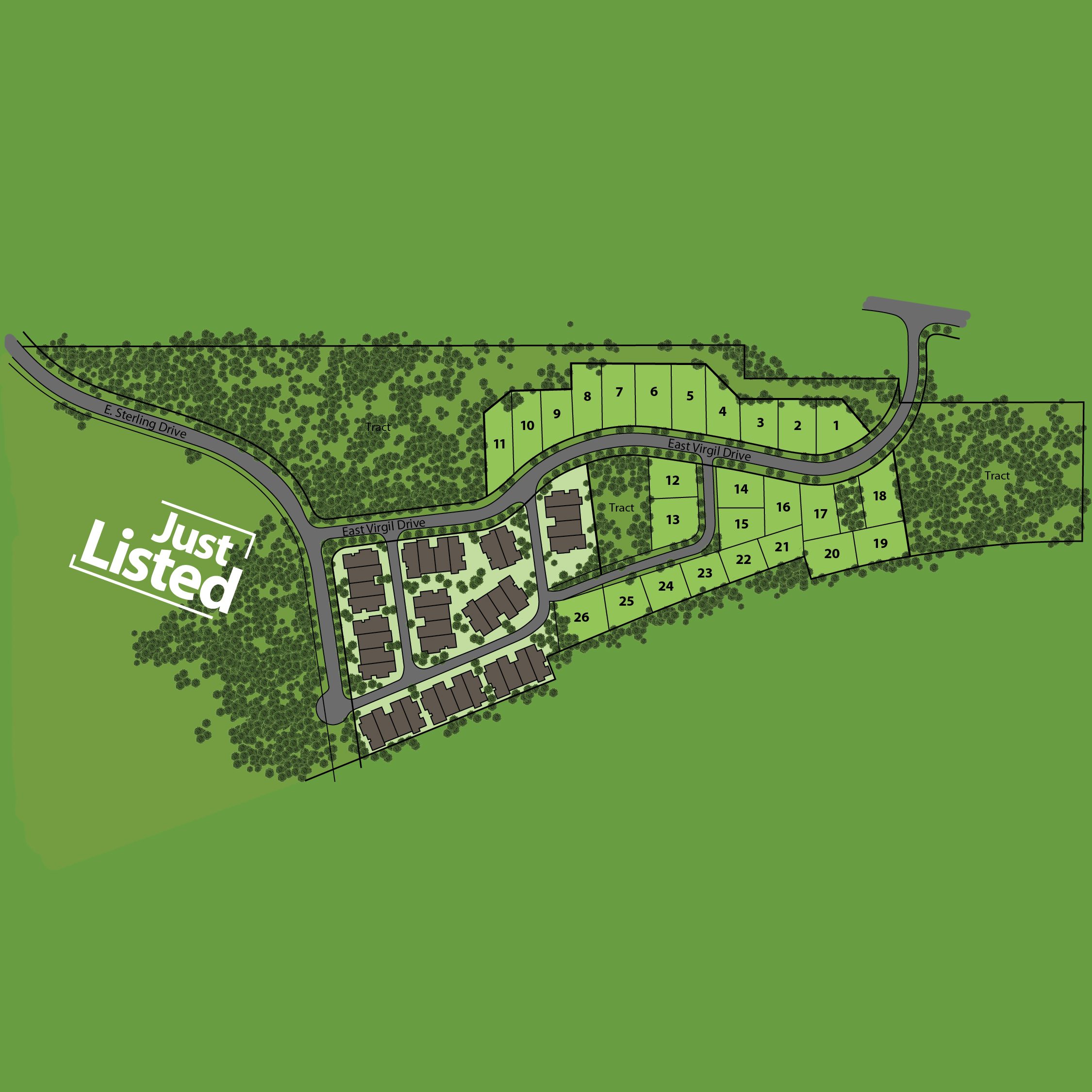 11.21.25 Lakeland-Village Just Listed Green Map